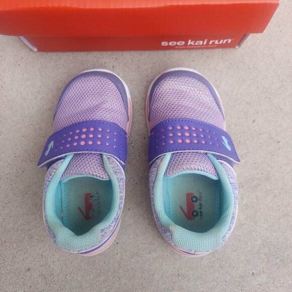 See Kai Run Ryder II Flexirun Purple/Mint - Picture 7 of 8